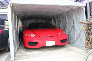 Ferrari360 アコーディオンガレージ